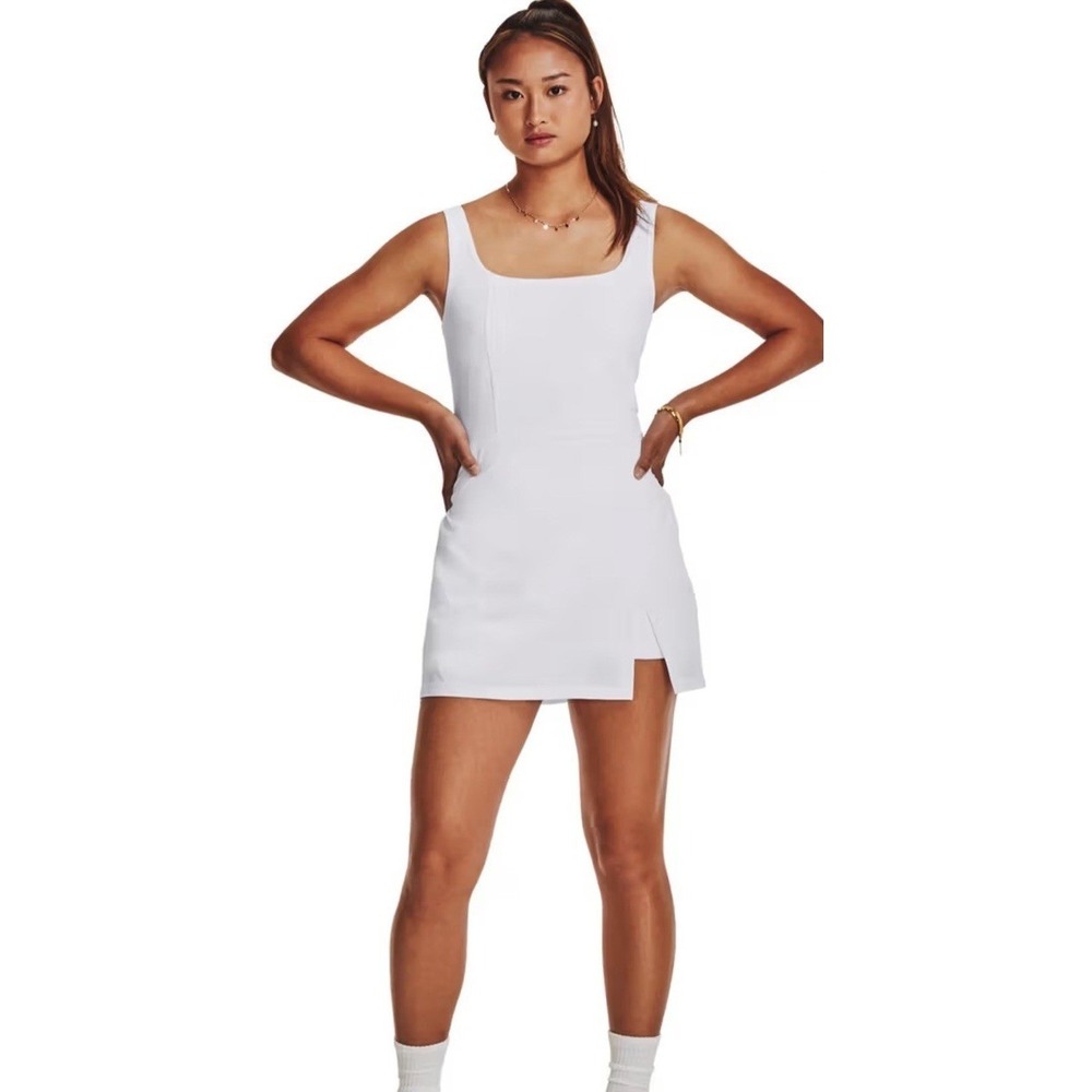 Under Armour White  Motion‎ Dress Tennis Pickleball Medium